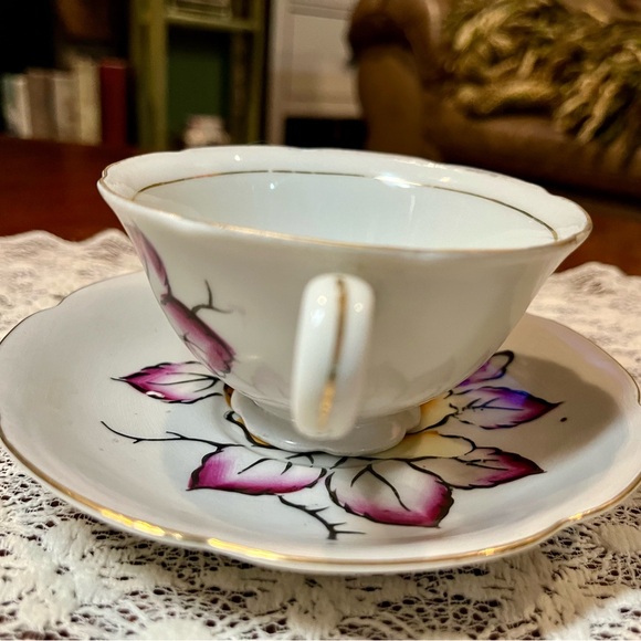 Vintage Shafford Japanese Porcelain Teacup and Saucer - Picture 6 of 13